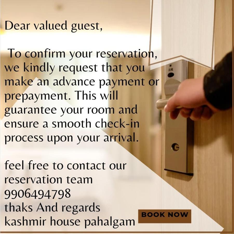 Kashmir House Pahalgam Otel Dış mekan fotoğraf